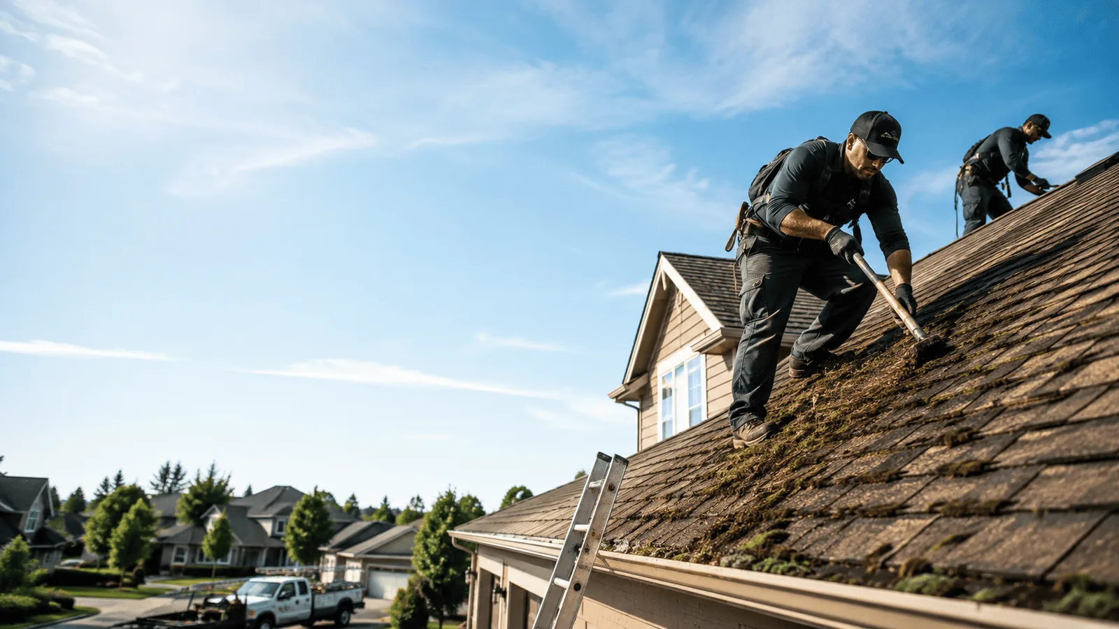 Roof Moss Removal in Fort Atkinson, WI near me